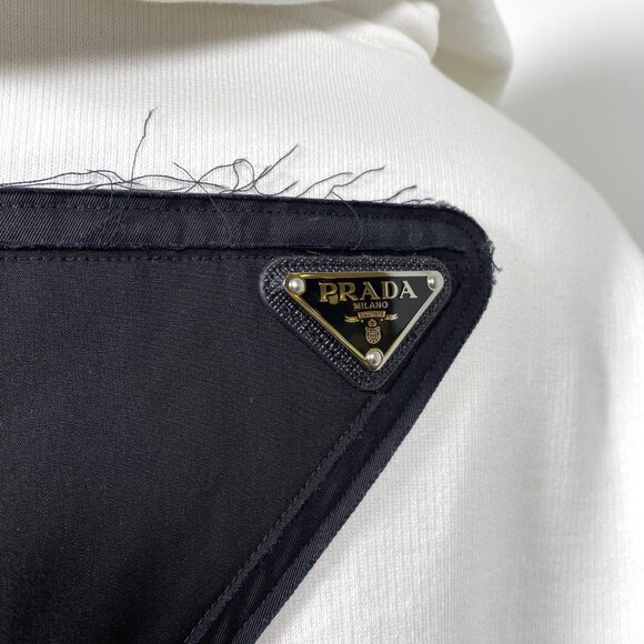 PRADA Raf Simons White Panorama Hoodie - Picture 8 of 11